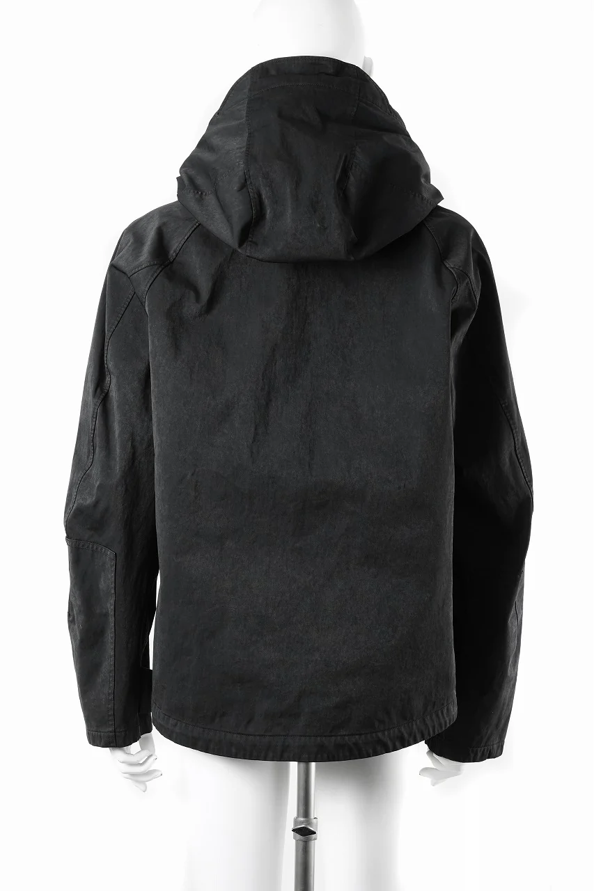 Ten c TEMPEST ANORAK JACKET / GARMENT DYED OJJ (NERO) - Image 4