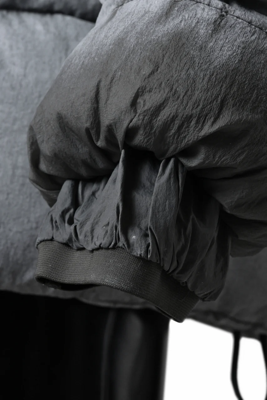 Ten c TEMPEST DOWN JACKET Ⅱ / FROSTED TRANSPARENT POLISHED NYLON (GRAY) - Image 22