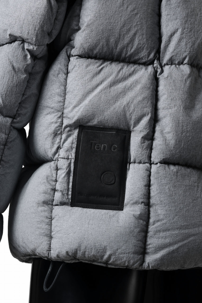 Ten c TEMPEST DOWN JACKET Ⅱ / FROSTED TRANSPARENT POLISHED NYLON (GRAY) - Image 26