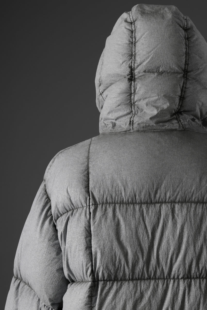 Ten c TEMPEST DOWN JACKET Ⅱ / FROSTED TRANSPARENT POLISHED NYLON (GRAY) - Image 41