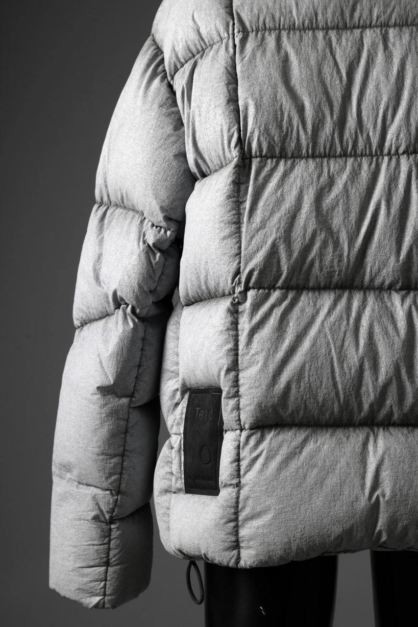 Ten c TEMPEST DOWN JACKET Ⅱ / FROSTED TRANSPARENT POLISHED NYLON (GRAY) - Image 42