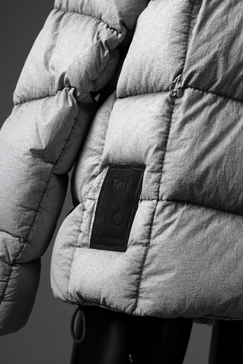 Ten c TEMPEST DOWN JACKET Ⅱ / FROSTED TRANSPARENT POLISHED NYLON (GRAY) - Image 43