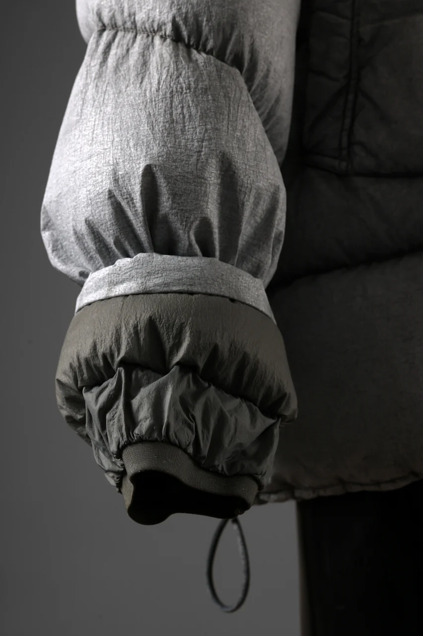 Ten c TEMPEST DOWN JACKET Ⅱ / FROSTED TRANSPARENT POLISHED NYLON (GRAY) - Image 45