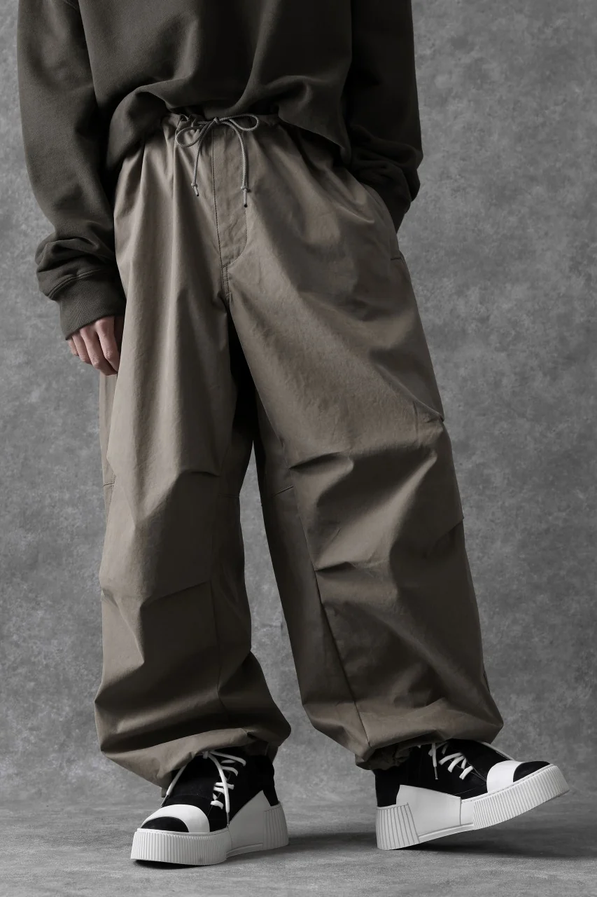 Ten c WIDE TROUSERS / GARMENT DYED (ASH GRAY) - Image 10