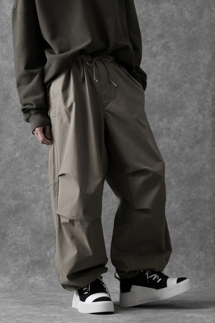 Ten c WIDE TROUSERS / GARMENT DYED (ASH GRAY) - Image 11