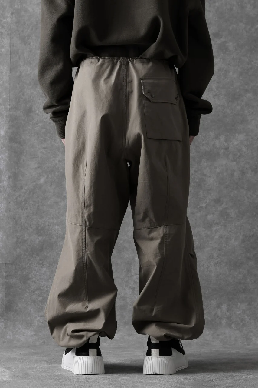 Ten c WIDE TROUSERS / GARMENT DYED (ASH GRAY) - Image 12
