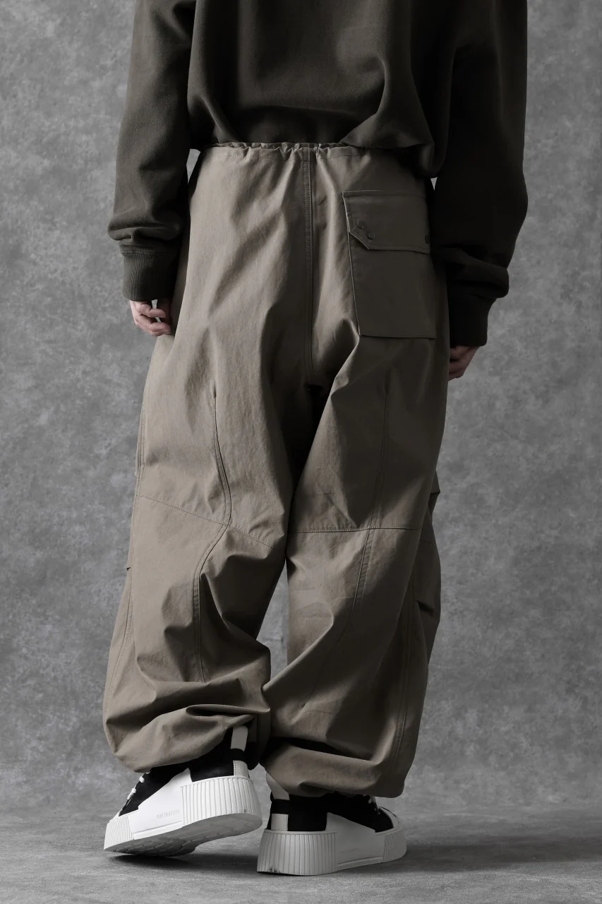 Ten c WIDE TROUSERS / GARMENT DYED (ASH GRAY) - Image 13