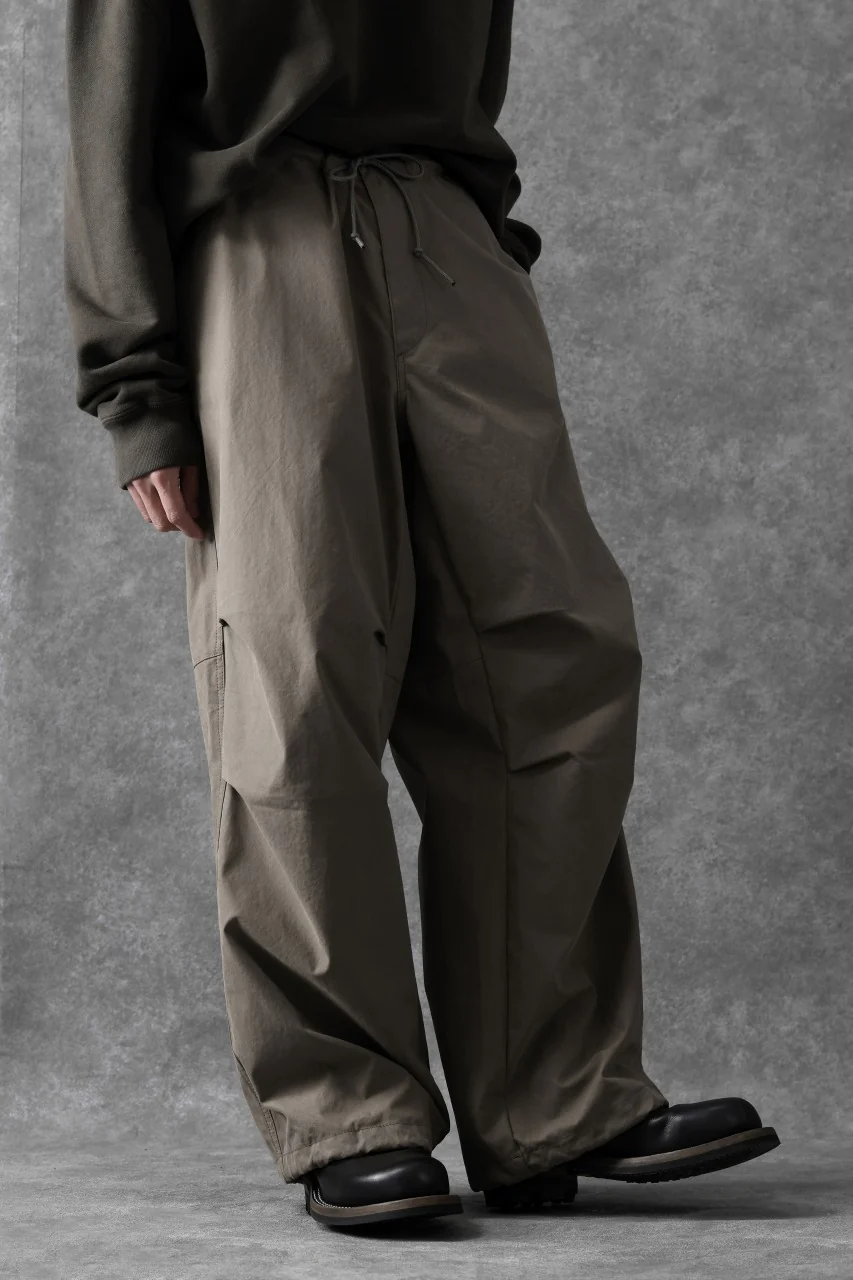 Ten c WIDE TROUSERS / GARMENT DYED (ASH GRAY) - Image 6