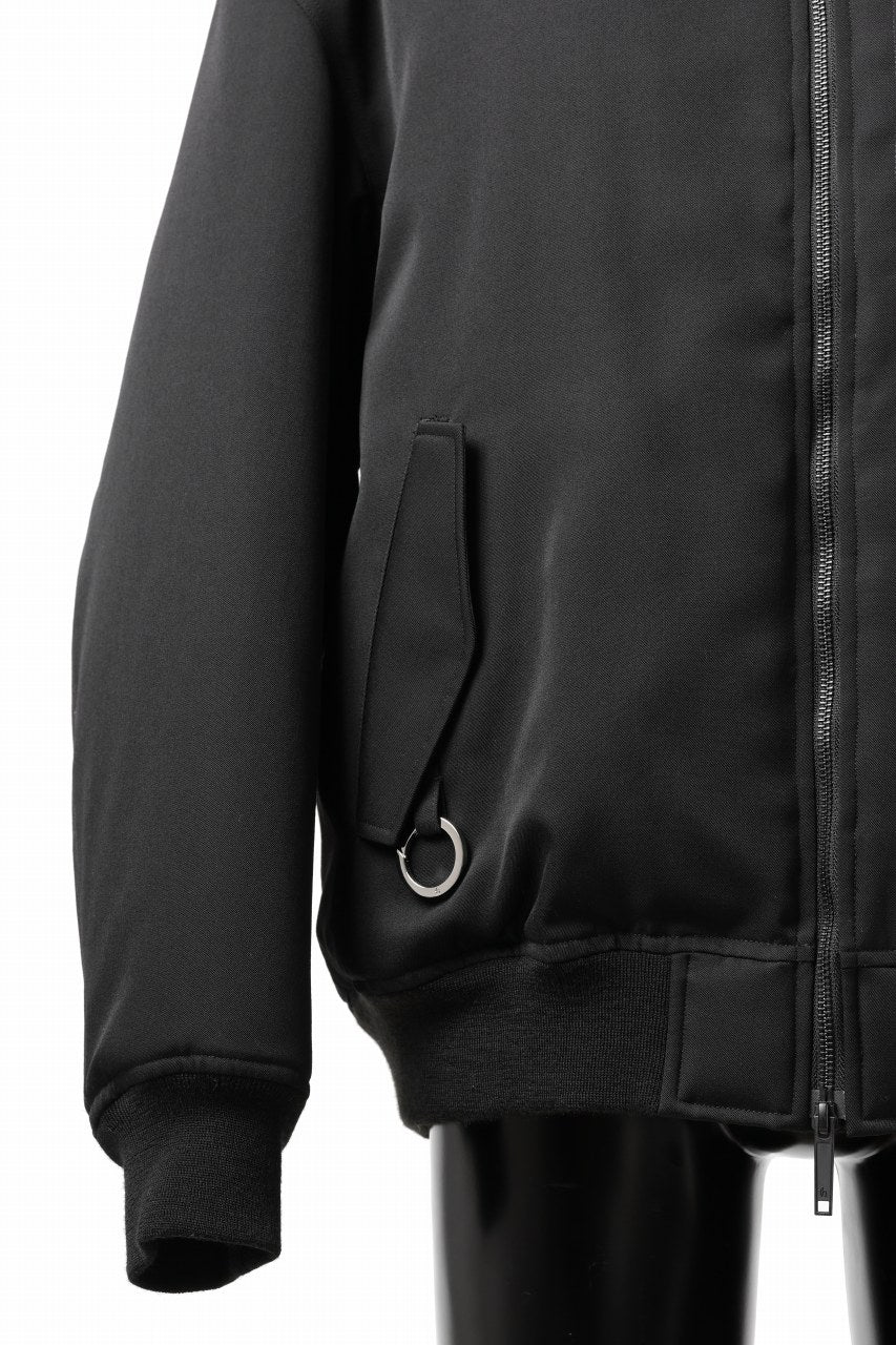 TARO HORIUCHI / th products 3D Collar MA-1 / wool gabardine (black) - Image 16