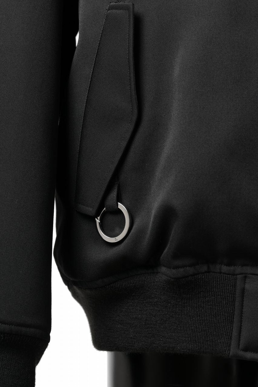 TARO HORIUCHI / th products 3D Collar MA-1 / wool gabardine (black) - Image 18
