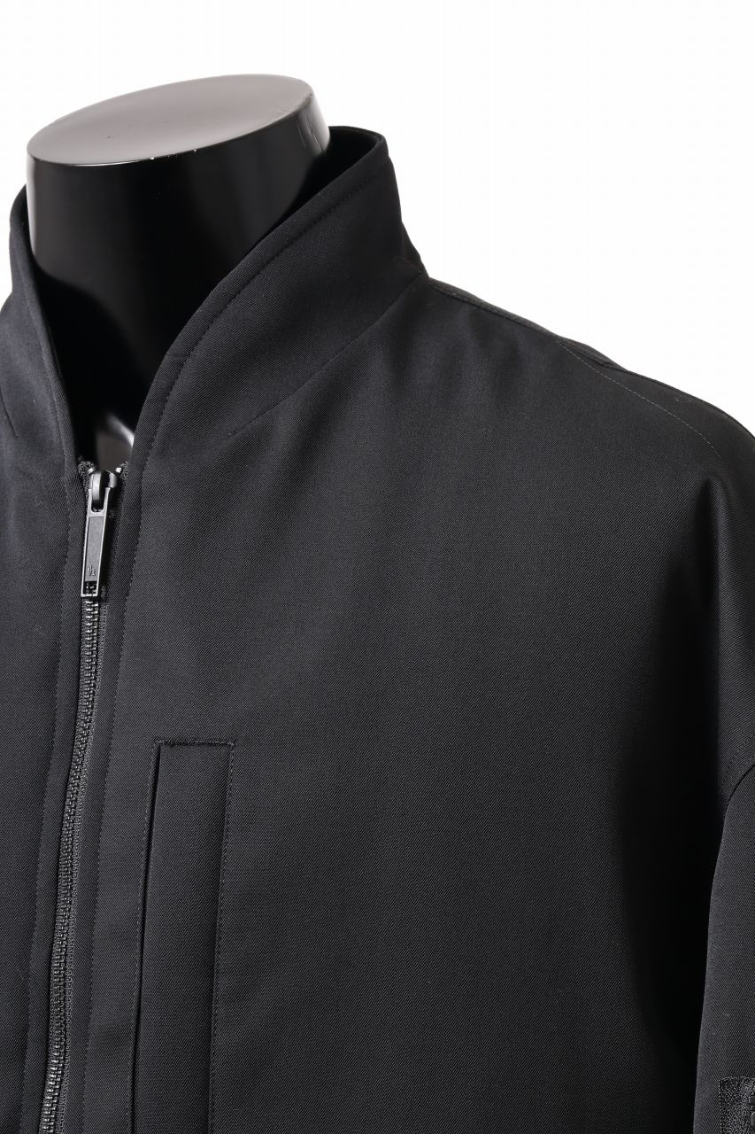 TARO HORIUCHI / th products 3D Collar MA-1 / wool gabardine (black) - Image 21