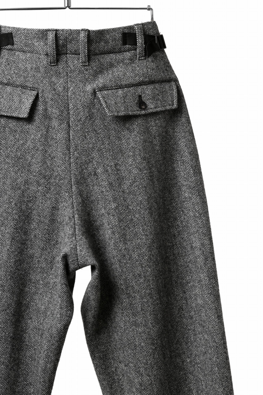 TARO HORIUCHI / th products Claude / Italian military / herringbone tweed (gray) - Image 12