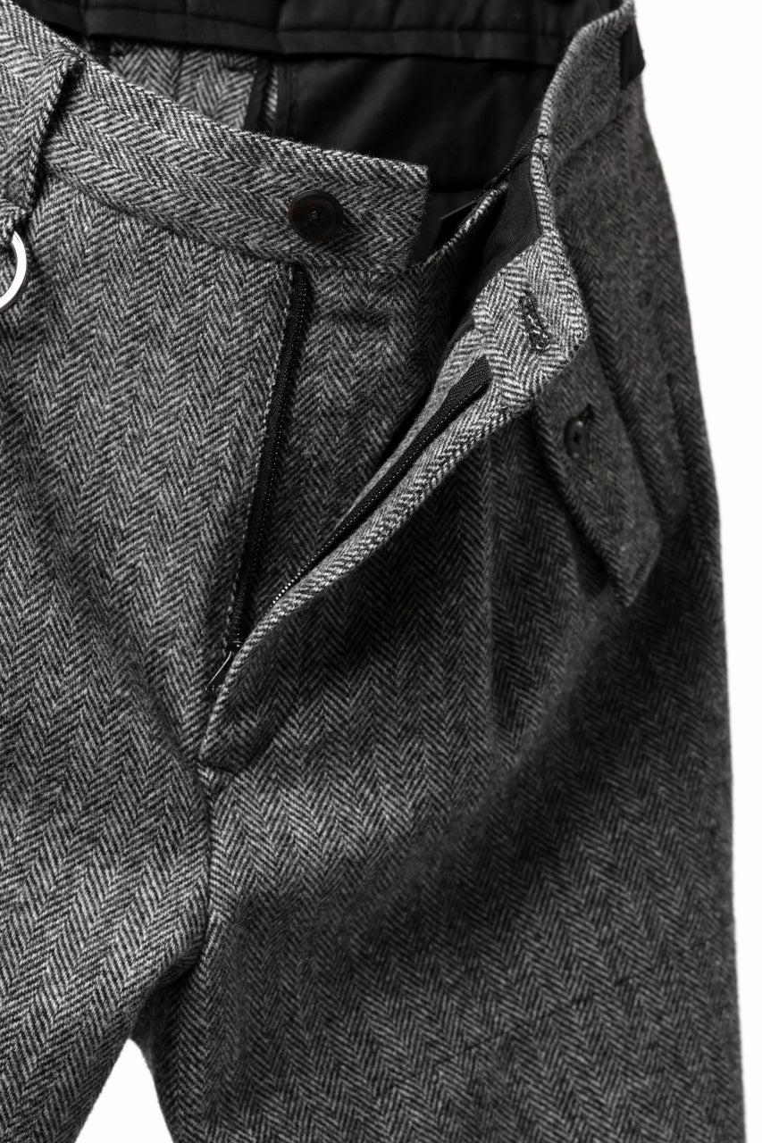 TARO HORIUCHI / th products Claude / Italian military / herringbone tweed (gray) - Image 8