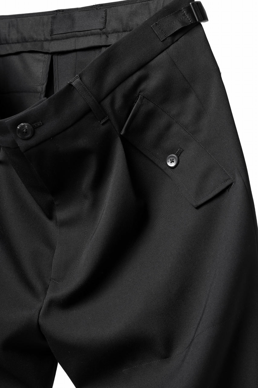 TARO HORIUCHI / th products Claude / Italian military / wool gabardine (black) - Image 10