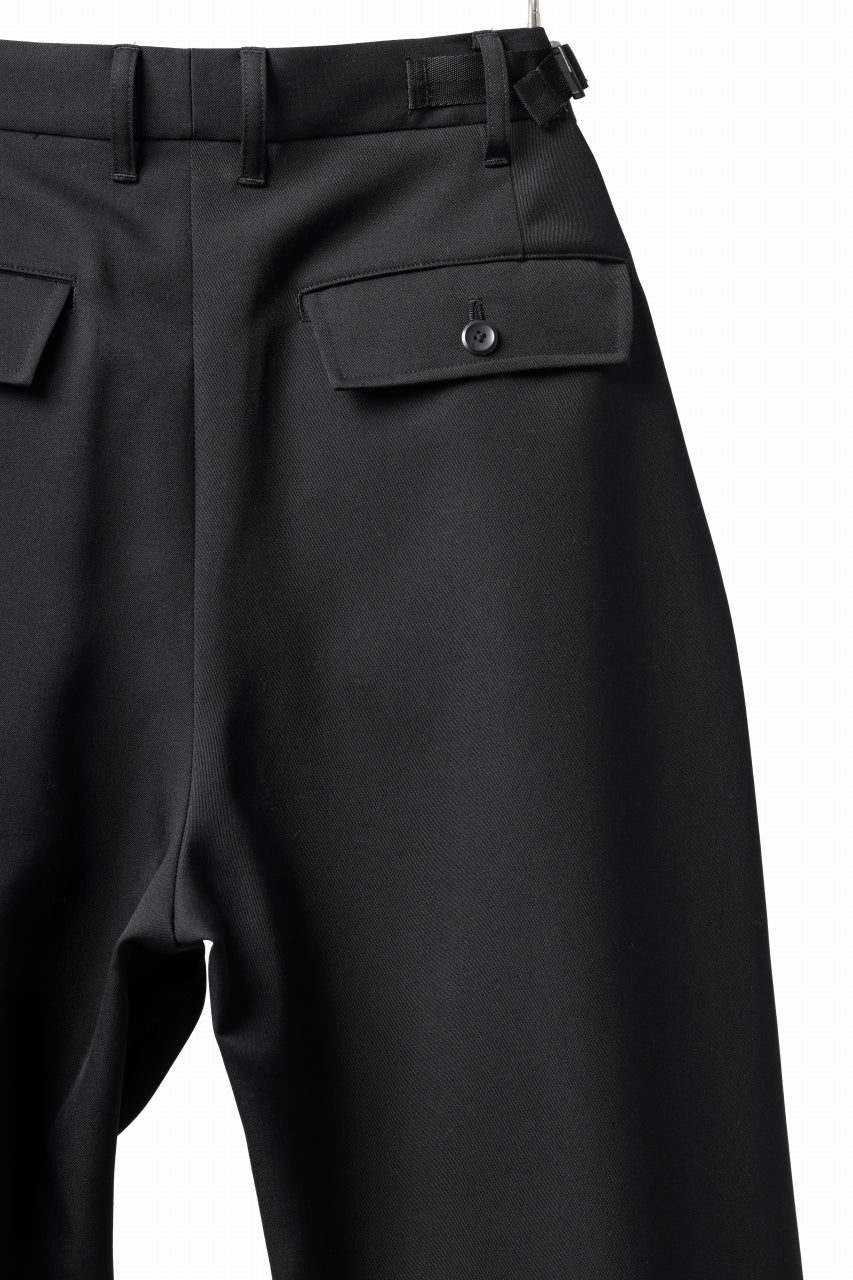 TARO HORIUCHI / th products Claude / Italian military / wool gabardine (black) - Image 14