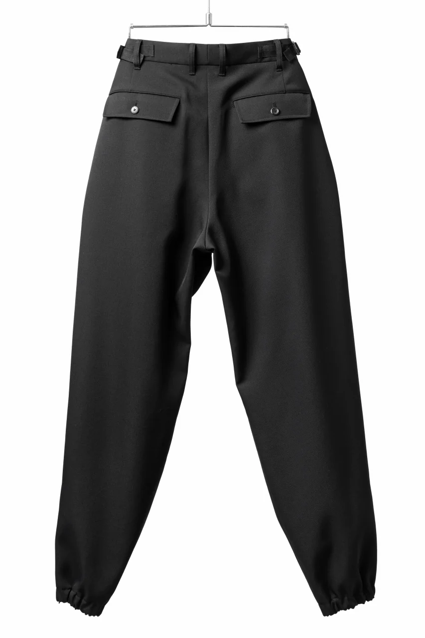 TARO HORIUCHI / th products Claude / Italian military / wool gabardine (black) - Image 3