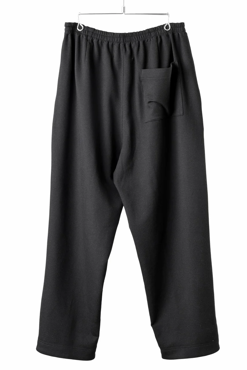 TARO HORIUCHI / th products Double Side Easy Pants / Soft Stretch Double Jersey (black) - Image 3