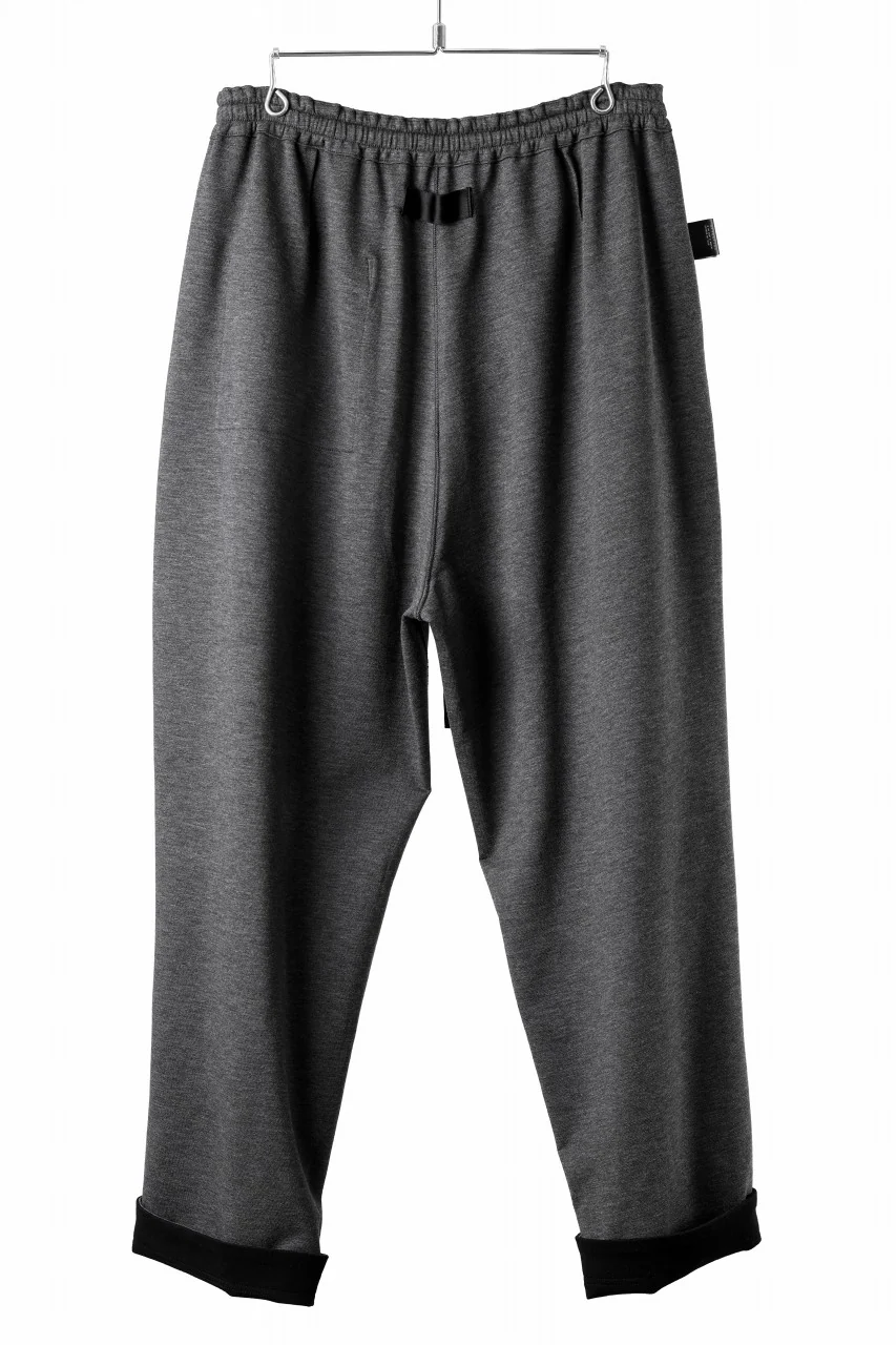 TARO HORIUCHI / th products Double Side Easy Pants / Soft Stretch Double Jersey (black) - Image 9