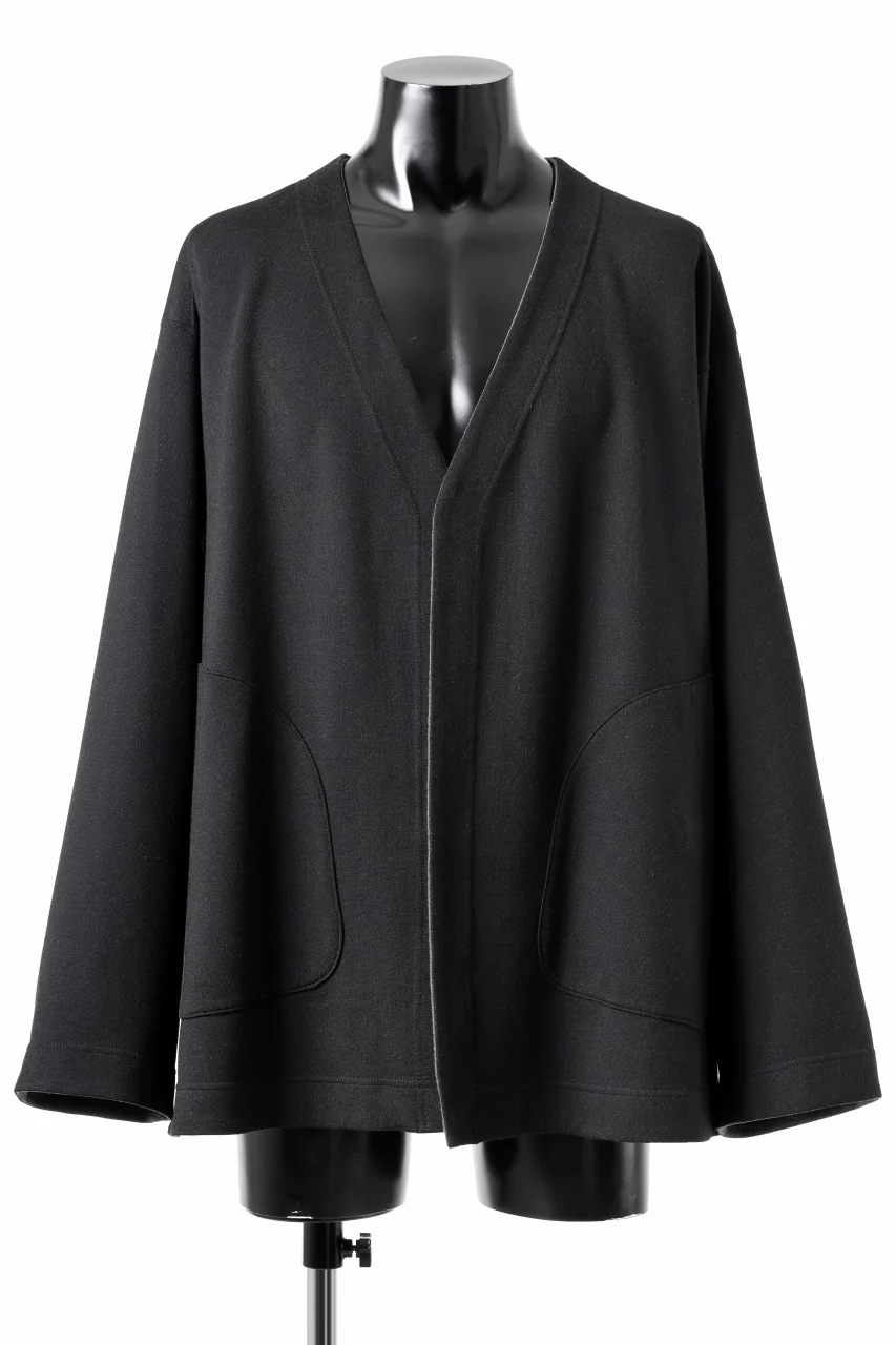 TARO HORIUCHI / th products Double Side Jacket / Soft Stretch Double Jersey (black)