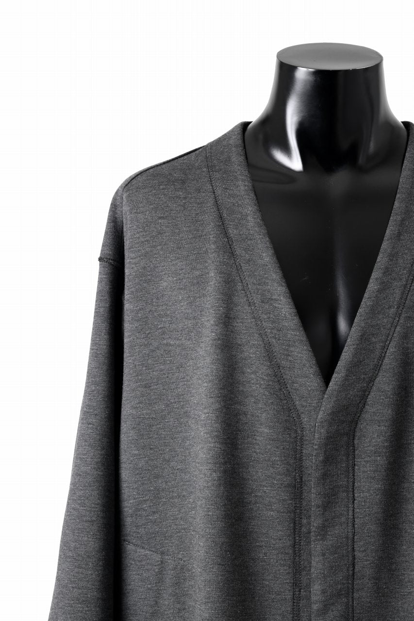 TARO HORIUCHI / th products Double Side Jacket / Soft Stretch Double Jersey (black) - Image 16