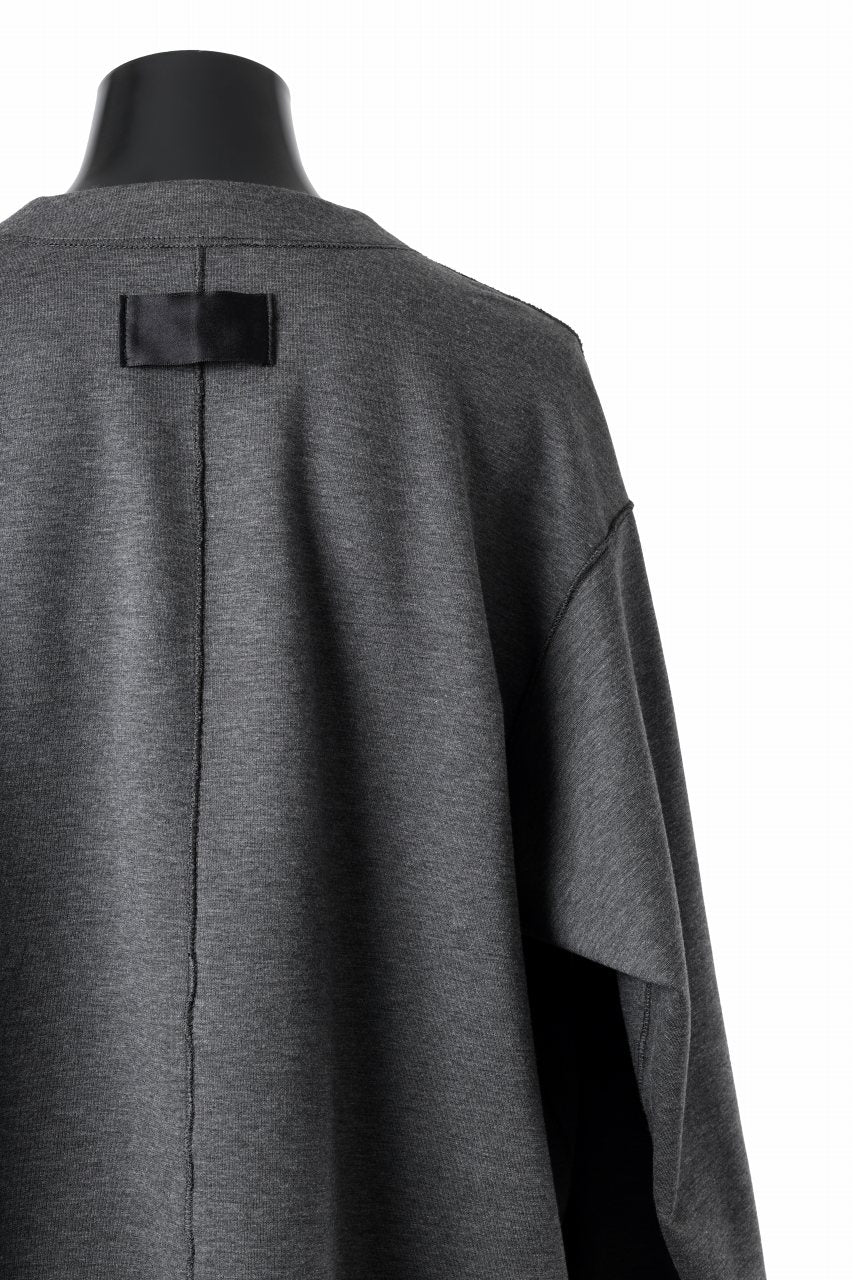 TARO HORIUCHI / th products Double Side Jacket / Soft Stretch Double Jersey (black) - Image 18