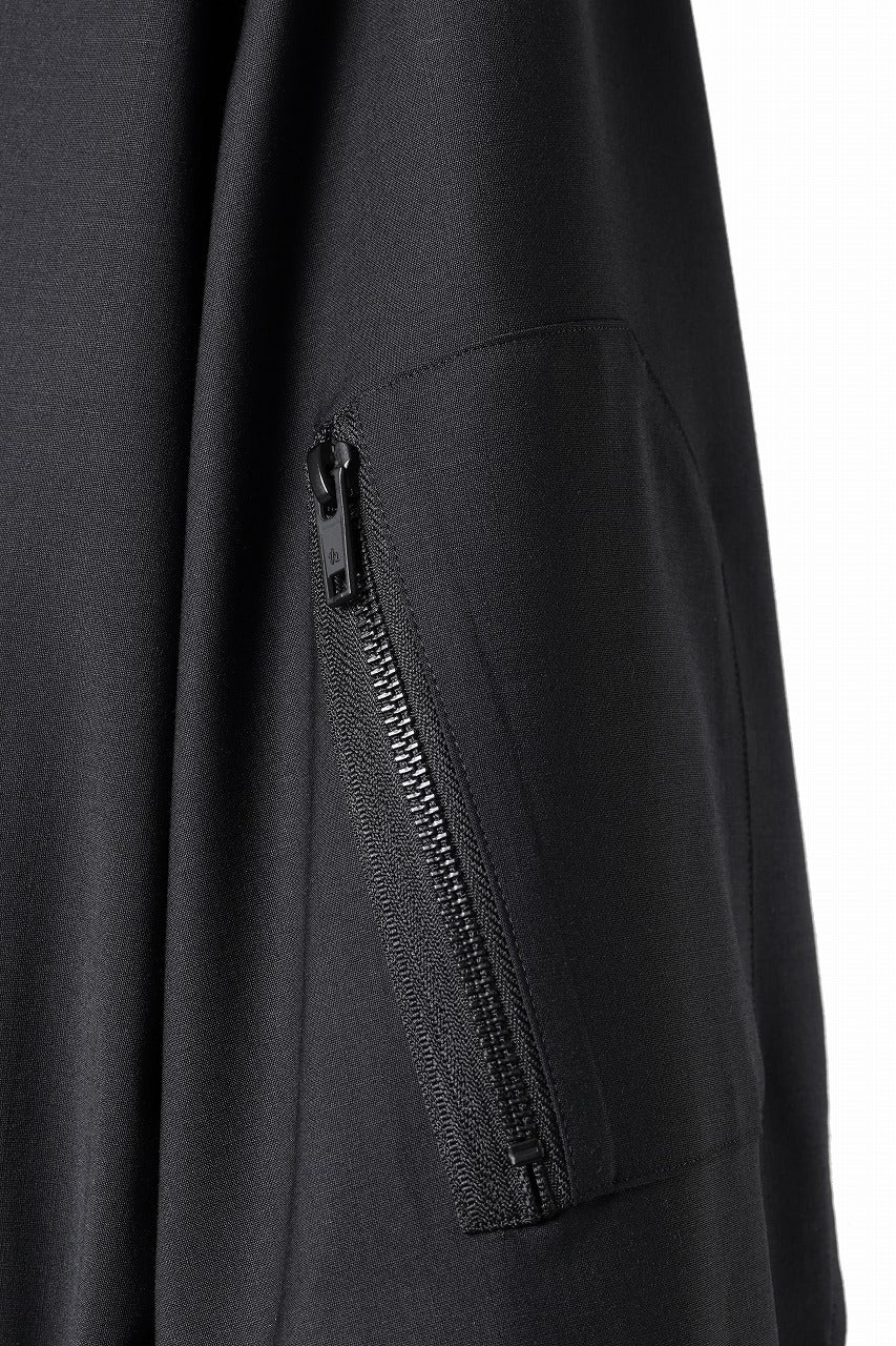 TARO HORIUCHI / th products Harrington Jacket / 2 way stretch w/p tropical (black) - Image 15