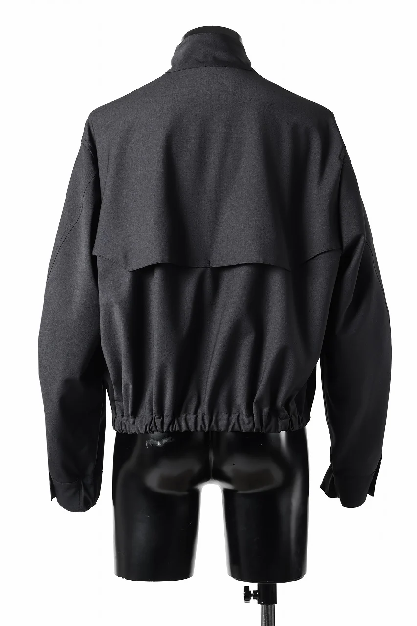 TARO HORIUCHI / th products Harrington Jacket / 2 way stretch w/p tropical (black) - Image 8