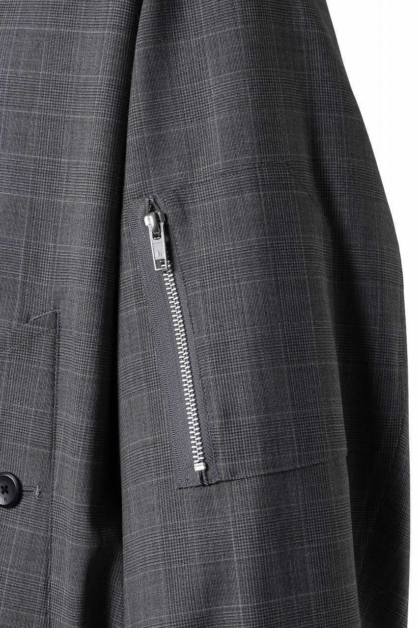 TARO HORIUCHI / th products Harrington Jacket / 2 way stretch w/p tropical (check) - Image 16