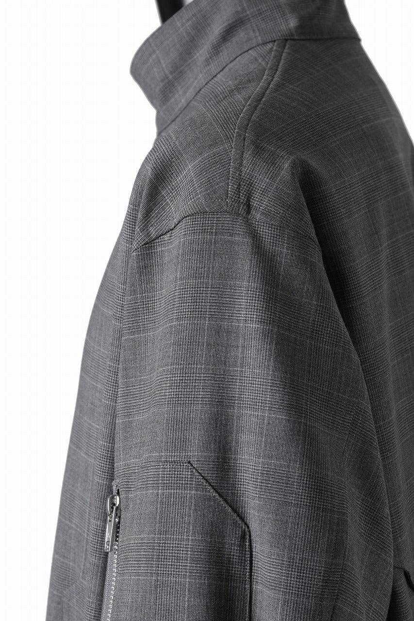 TARO HORIUCHI / th products Harrington Jacket / 2 way stretch w/p tropical (check) - Image 17