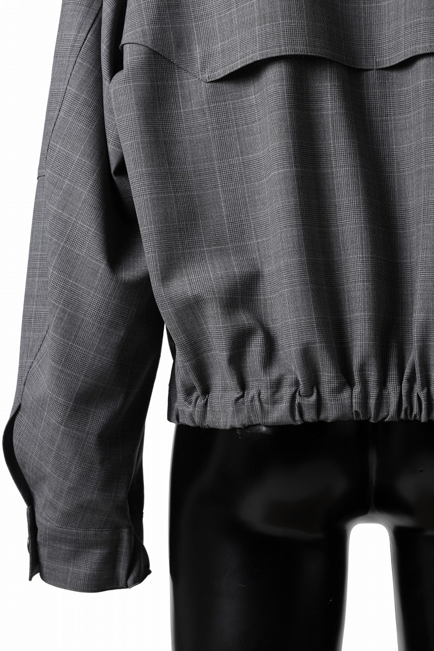 TARO HORIUCHI / th products Harrington Jacket / 2 way stretch w/p tropical (check) - Image 18