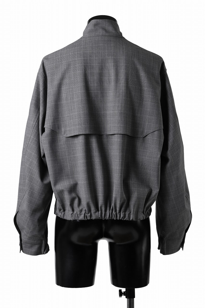 TARO HORIUCHI / th products Harrington Jacket / 2 way stretch w/p tropical (check) - Image 7