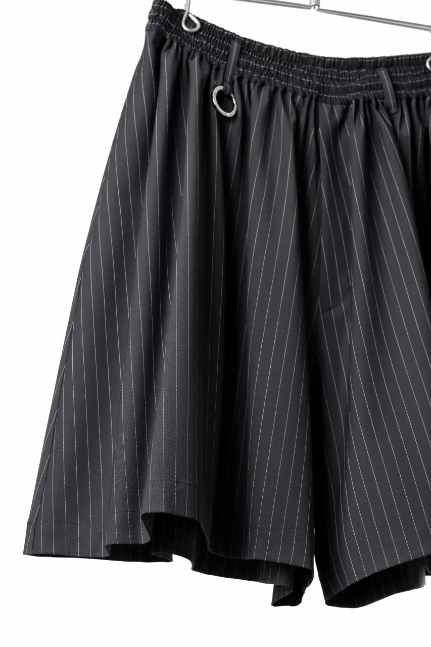 TARO HORIUCHI / th products HORN / Volume Short Pants / 2way Stretch W/P Tropical (black stripe) - Image 10