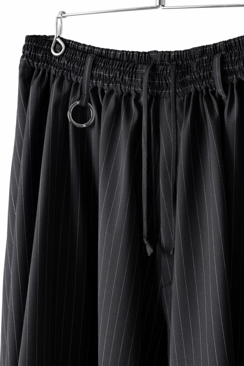TARO HORIUCHI / th products HORN / Volume Short Pants / 2way Stretch W/P Tropical (black stripe) - Image 7