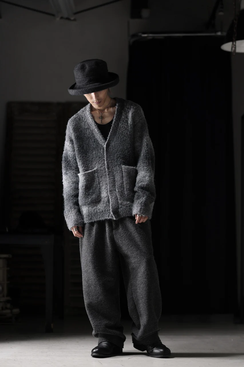 TARO HORIUCHI / th products Inflated Cardigan / 1/4.5 kasuri loop knit (mono) - Image 28