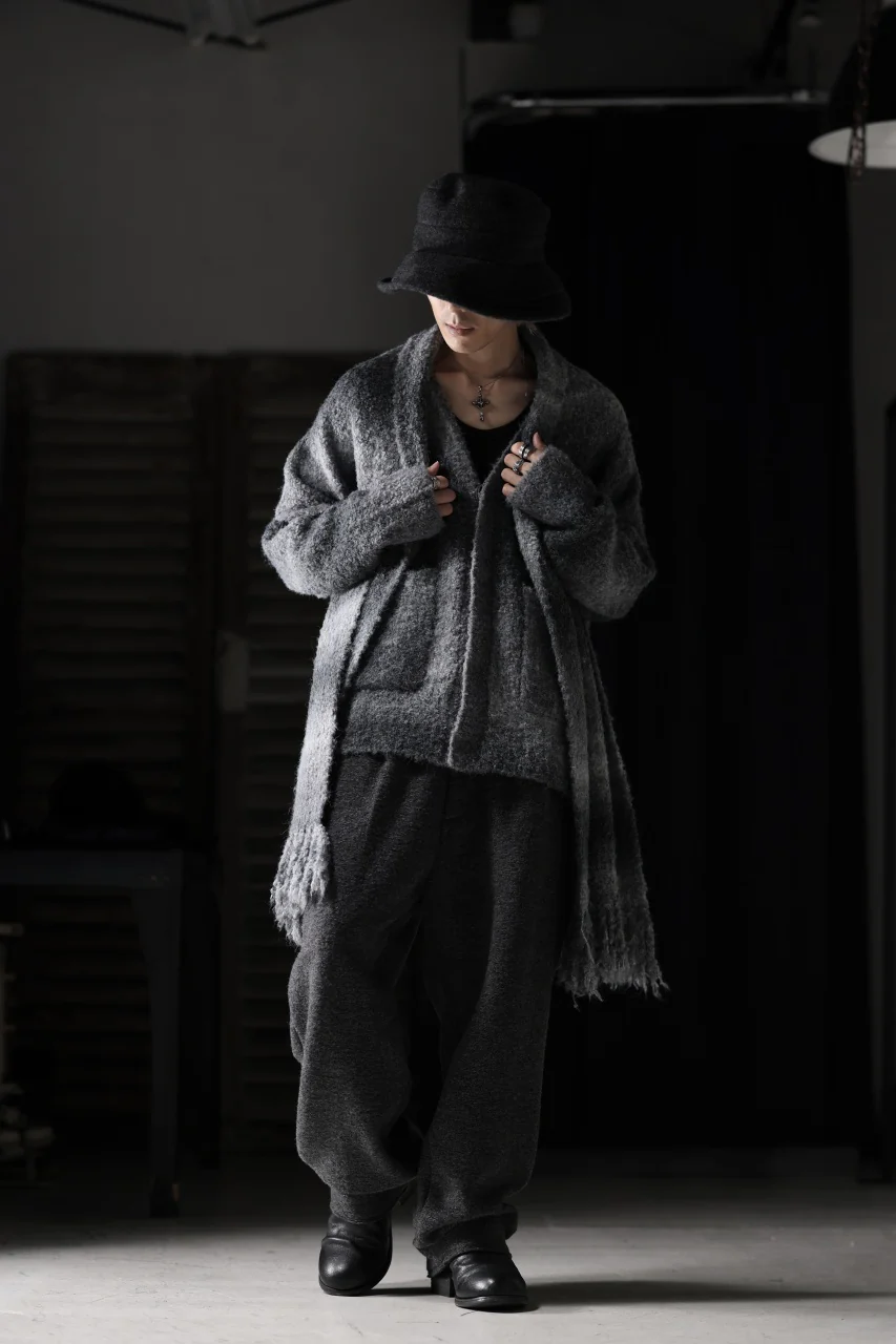 TARO HORIUCHI / th products Inflated Cardigan / 1/4.5 kasuri loop knit (mono) - Image 33