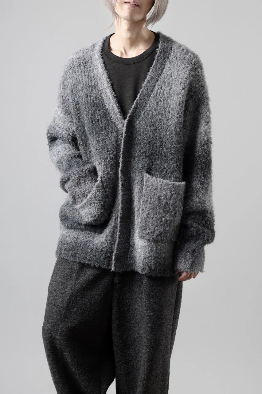 TARO HORIUCHI / th products Inflated Cardigan / 1/4.5 kasuri loop knit (mono) - Image 36