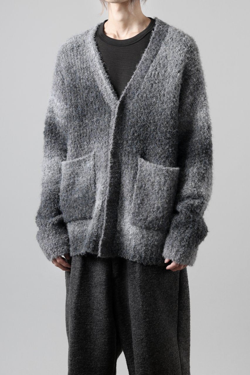 TARO HORIUCHI / th products Inflated Cardigan / 1/4.5 kasuri loop knit (mono) - Image 37