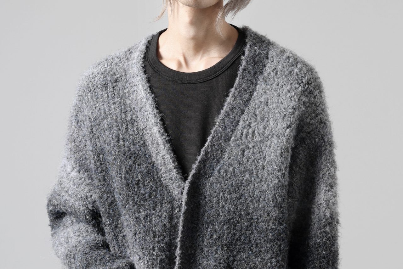 TARO HORIUCHI / th products Inflated Cardigan / 1/4.5 kasuri loop knit (mono) - Image 40