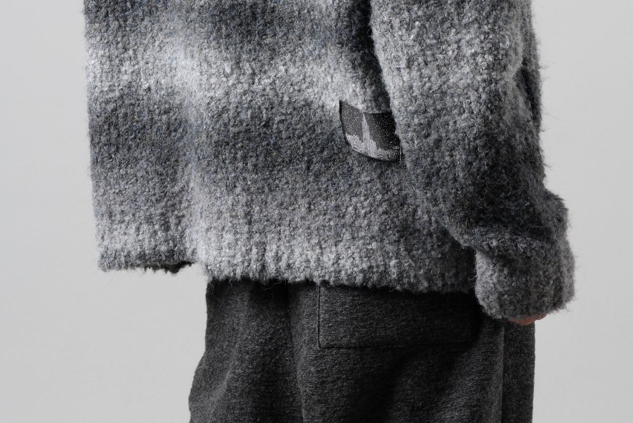 TARO HORIUCHI / th products Inflated Cardigan / 1/4.5 kasuri loop knit (mono) - Image 42
