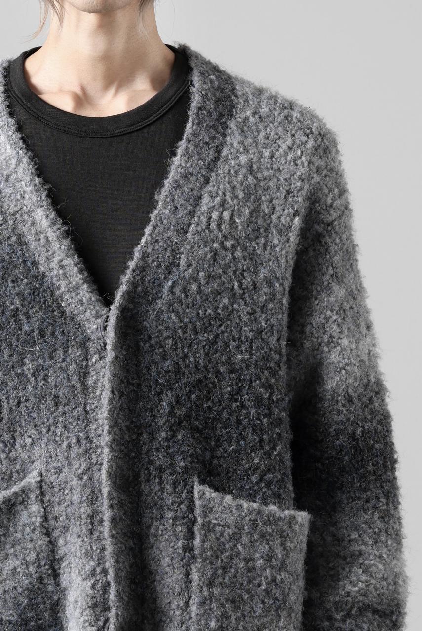 TARO HORIUCHI / th products Inflated Cardigan / 1/4.5 kasuri loop knit (mono) - Image 43