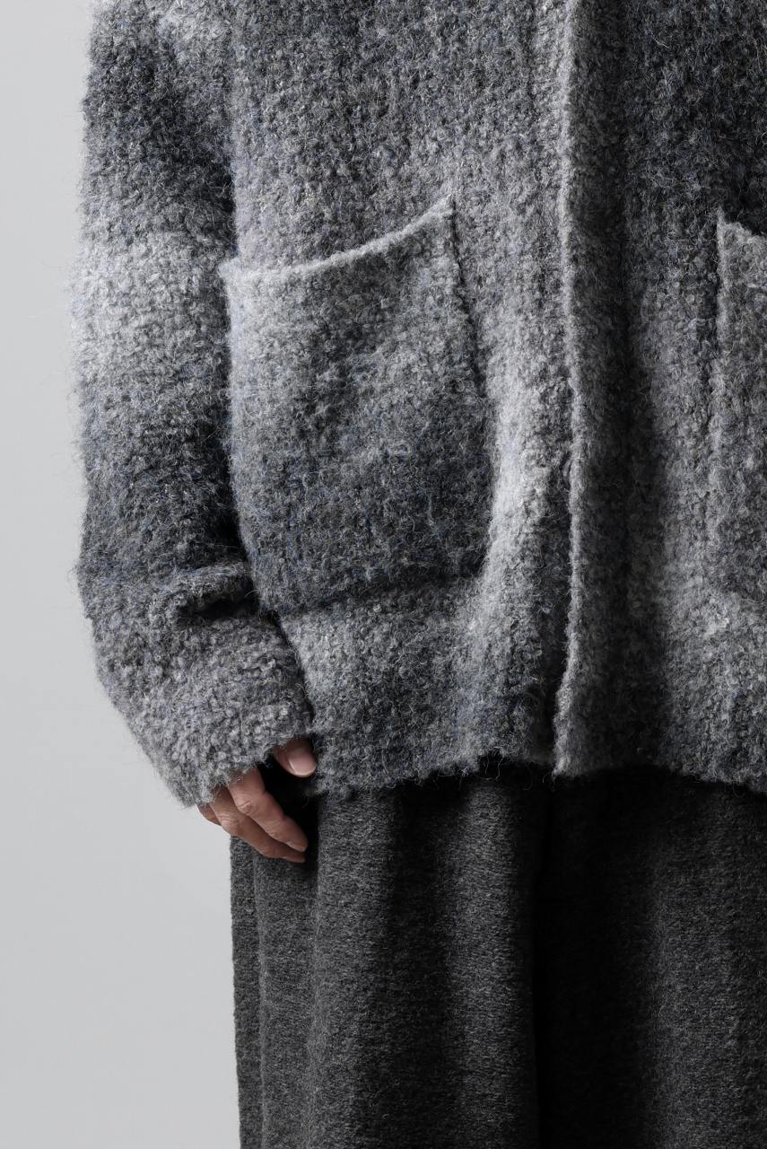 TARO HORIUCHI / th products Inflated Cardigan / 1/4.5 kasuri loop knit (mono) - Image 44