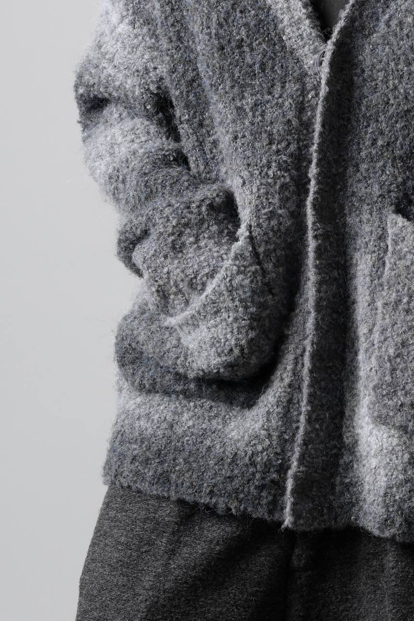 TARO HORIUCHI / th products Inflated Cardigan / 1/4.5 kasuri loop knit (mono) - Image 45
