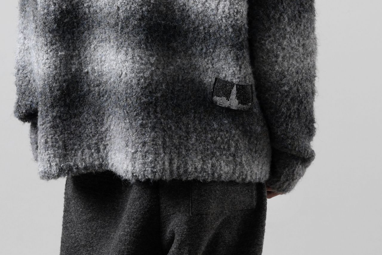 TARO HORIUCHI / th products Inflated Cardigan / 1/4.5 kasuri loop knit (mono) - Image 49