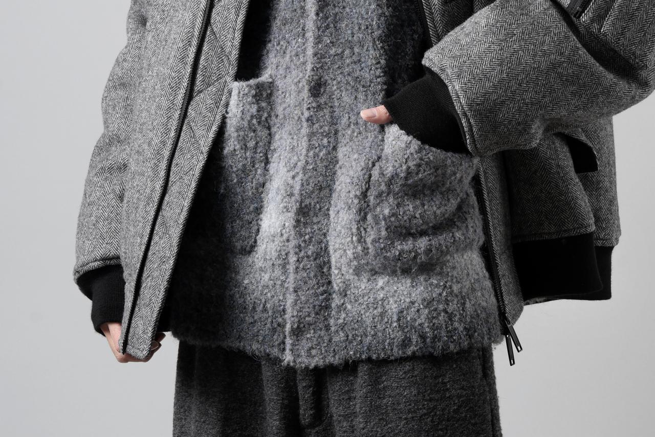 TARO HORIUCHI / th products Inflated Cardigan / 1/4.5 kasuri loop knit (mono) - Image 50