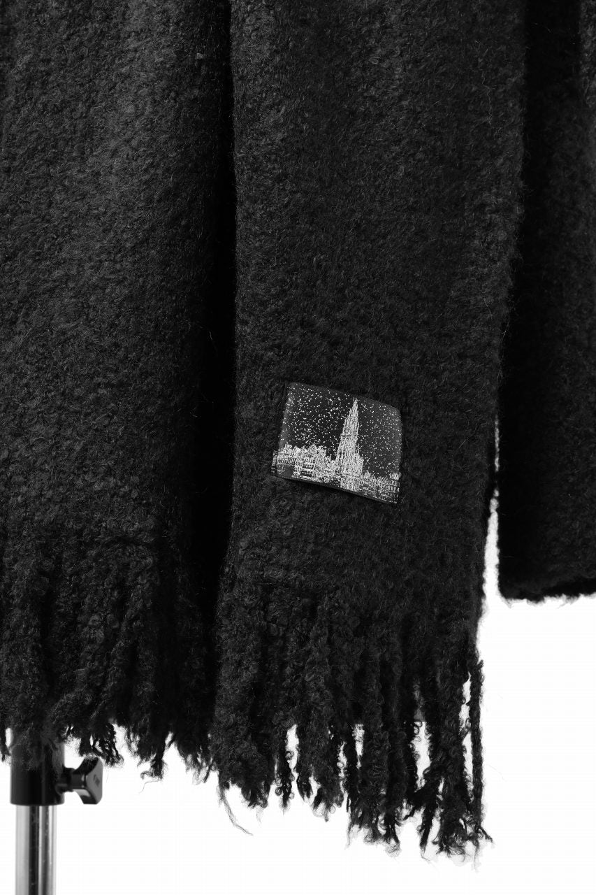 TARO HORIUCHI / th products Inflated Oversized Crew / 1/4.5 kasuri loop knit (black) - Image 26