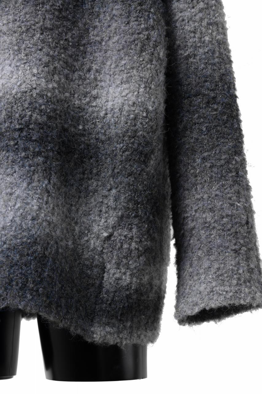 TARO HORIUCHI / th products Inflated Oversized Crew / 1/4.5 kasuri loop knit (mono) - Image 18