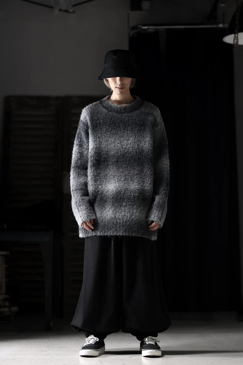 TARO HORIUCHI / th products Inflated Oversized Crew / 1/4.5 kasuri loop knit (mono) - Image 27