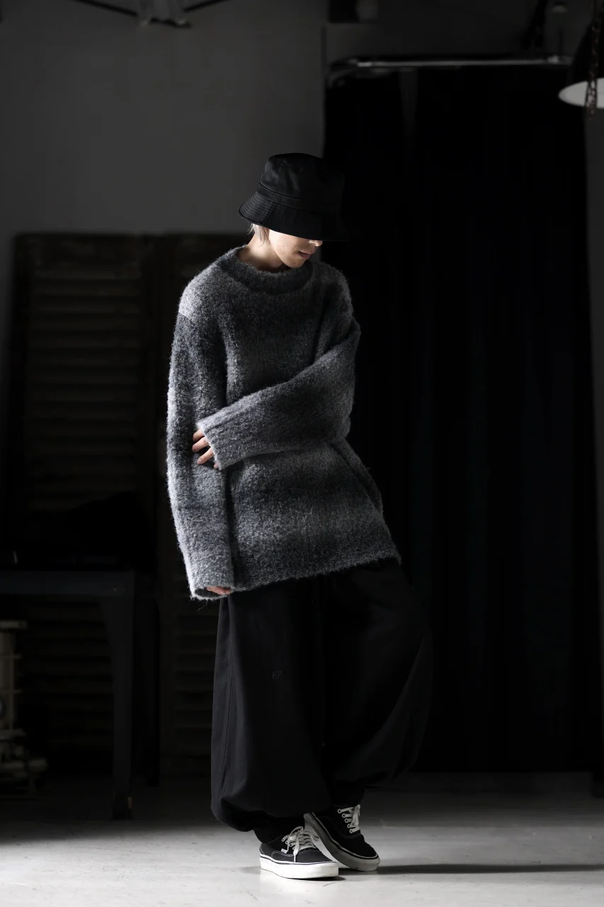 TARO HORIUCHI / th products Inflated Oversized Crew / 1/4.5 kasuri loop knit (mono) - Image 29