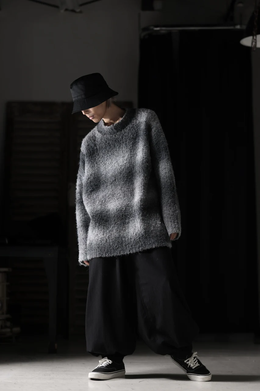 TARO HORIUCHI / th products Inflated Oversized Crew / 1/4.5 kasuri loop knit (mono) - Image 30