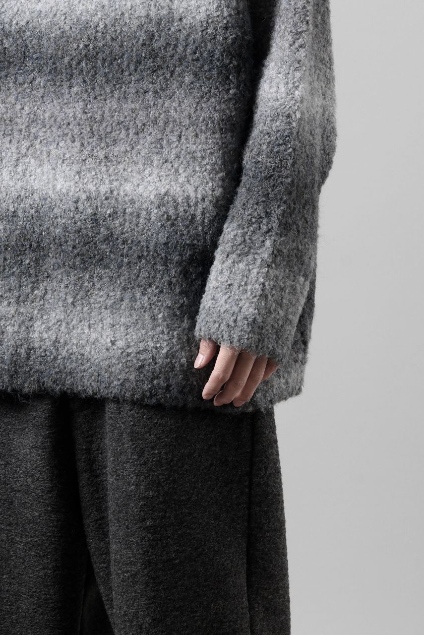 TARO HORIUCHI / th products Inflated Oversized Crew / 1/4.5 kasuri loop knit (mono) - Image 38